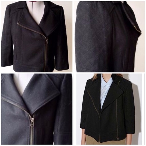 Troy Smith Collection Cropped Wool Jacket - Picture 2 of 2